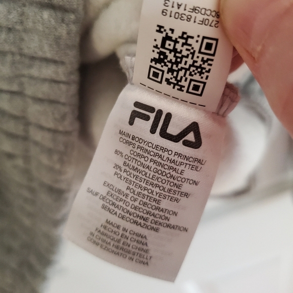 FILA Purple and Gray Quarter-Zip Sweatshirt size Womens Small - Picture 9 of 9